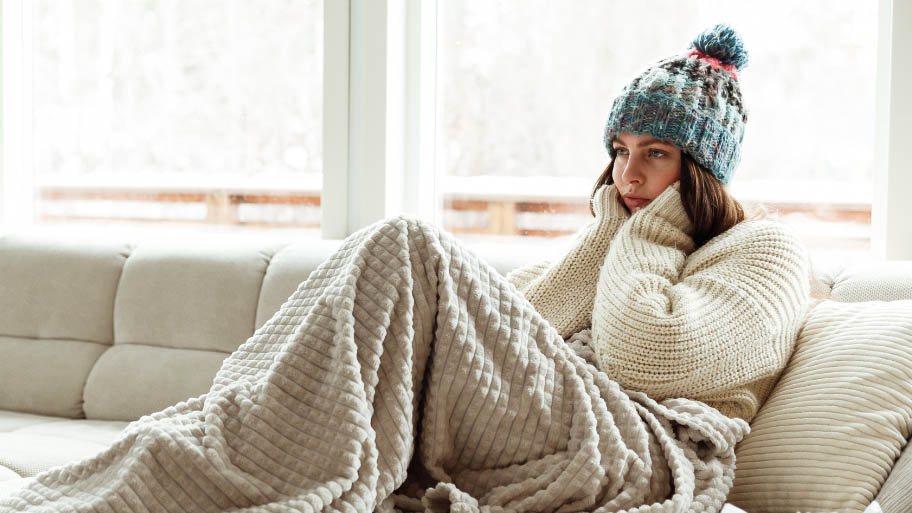 Fall Furnace Checkup Woman Needs Fall Furnace Checkup